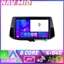 Navigatie Hyundai i30 2017 Android 12, 4GB RAM, 64GB, CarPlay