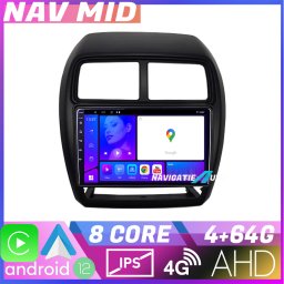 Navigatie Mitsubishi ASX 2017-2021 facelift Android 12, 4GB RAM, 64GB, CarPlay