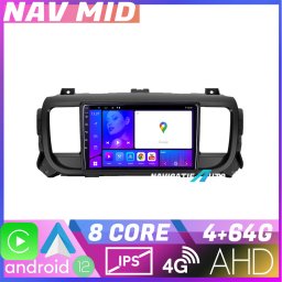 Navigatie Android Citroen Jumpy, Toyota Proace, Peugeot Traveller 4GB+64GB