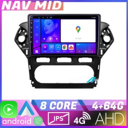 Navigatie Android Ford Mondeo 2010-2014, 4GB RAM, 64GB, CarPlay, 720P