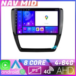Navigatie dedicata VW Jetta 2011-2018 Android 12, 4GB RAM, 64GB, CarPlay