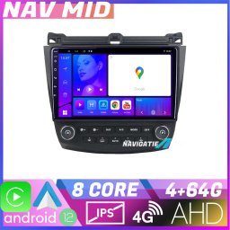 Navigatie Honda Accord 2004-2008 Android 12, 4GB RAM, 64GB, CarPlay