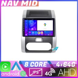 Navigatie Nissan X-Trail 2007-2013 Android 12, 4GB RAM, 64GB, CarPlay