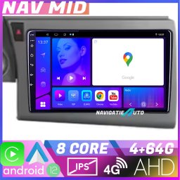 Navigatie Audi A6 C6 2004-2010 Android 12, 4GB RAM, 64GB, CarPlay