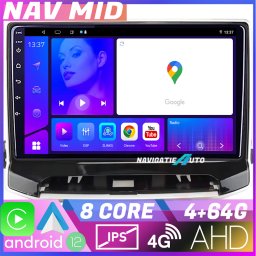 Navigatie dedicata Jeep Compass 2021+ Android 12, 4GB RAM, 64GB, CarPlay