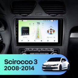 Navigatie Auto Teyes CC4L DTS Volkswagen Scirocco 2008-2017 QLED 9inch Qualcomm 6GB RAM 64GB Flash 4G BT Android