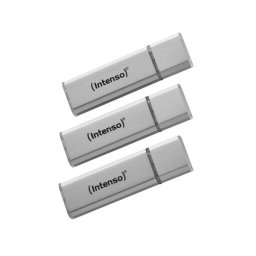 USB Stick Intenso 3 x 16 GB Alu Line Triple Pack Silver