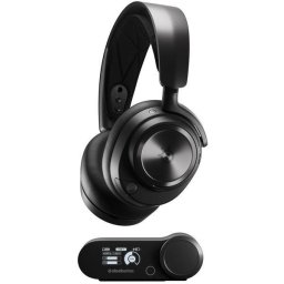 Casti Wireless SteelSeries Arctis Nova Pro, Bluetooth, Microfon, Anulare Activa a Zgomotului, Negru