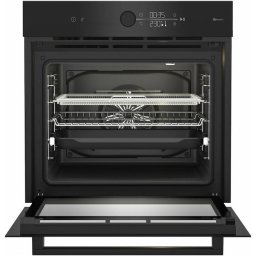Cuptor incorporabil BEKO BBIMA17410BMPW, Electric, 72 l, Autocuratare pirolitica, AirFry, AEROperfect, SteamShine Cleaning, Wi-Fi, Booster, LED display touch control, Clasa A+, Negru