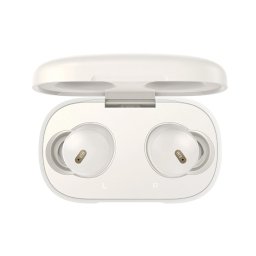 Casti Fara Fir True Wireless, IPX4, Baseus Bowie E18 ,USB C, Bluetooth 5.3, Call ENC, Waterproof, Alb