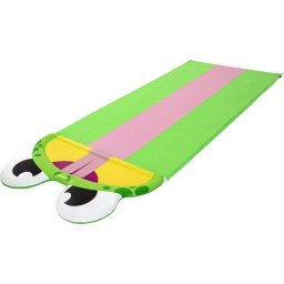 Tobogan de apa pentru copii, BESTWAY, model broasca, 3 piste, 488cm, Patch de reparare