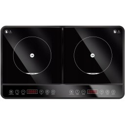 Plita cu inductie LI-35P2N cu temporizator dublu de 3500 W, Negru