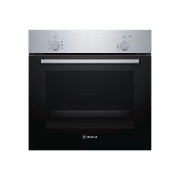 Cuptor incorporabil Bosch HBF010BR1S, Electric, 66 l, 5 programe automate, Control Mecanic, Clasa A, Argintiu