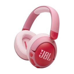 Casti Over-Ear JBL Junior 470NC, Wireless, Bluetooth, Noise Cancelling, microfon incorporat, Autonomie 28h, Roz