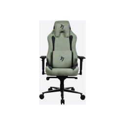 Scaun Gaming Arozzi Vernazza SuperSoft, material textil, greutate suportata 145 kg, perne din spuma cu memorie, Verde