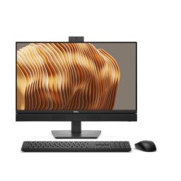 Sistem desktop All In One DELL Pro 24 QC24250, Procesor Intel® Core™ Ultra 7 265 2.4GHz Arrow Lake, 23.8 inch, Full HD IPS Touch, 16GB RAM, 256GB SSD + 1TB SSD, Intel Graphics, Camera Web, Windows 11 Pro, Negru