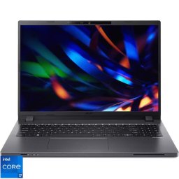 Laptop Acer TravelMate P2 TMP216-51, Display 16" WUXGA IPS, Procesor Intel® Core i7-1355U, RAM 16GB DDR4, 1TB SSD, Placa video Intel Integrated Graphics, No OS, Steel Gray