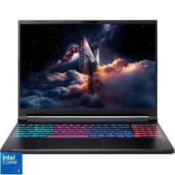 Laptop Gaming Acer Nitro V 16S ANV16S-71, 16 inch, WUXGA IPS 180Hz, Procesor Intel® Core 5 210H (12M Cache, pana la 4.80 GHz), 16GB DDR5, 1TB SSD, nVidia GeForce RTX 5060 8GB, No OS, Negru