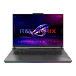 Laptop Gaming ASUS ROG Strix G18 G814FP, Procesor AMD Ryzen 9 9955HX (64M Cache, pana la 5.40 GHz), 18 inch, Full HD+ 144Hz, 32GB RAM, 1TB SSD, NVIDIA GeForce RTX 5070 8GB, No OS, Negru/Gri
