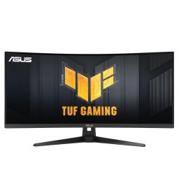 Monitor Gaming VA LED ASUS 34" VG34VQ3B, 90LM0AA0-B01170, QHD (3440x1440), HDMI, DisplayPort, Ecran curbat, Boxe, 180 Hz, 1 ms, Negru