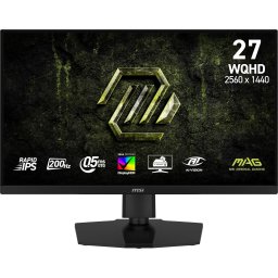 Monitor Gaming Fast IPS LED MSI MAG 274QPF E20, 27", WQHD (2560 x 1440), 200Hz, 0.5ms GtG, AMD FreeSync™ Premium, VESA DisplayHDR 400, HDMI, DisplayPort, Pivot, Negru