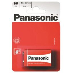 Baterii Zinc Carbon Panasonic, 9V, 6F22RZ/1BP