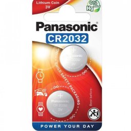 Baterie Panasonic CR-2032/2BP, 3V, litiu