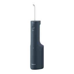 Irigator bucal Panasonic Ultrasonic EW-DJ66-A303, aprox. 647kPa presiune apa, 5 trepte de reglare presiune, portabil, 2 duze Ultrasonice incluse, Capacitate rezervor 200 ml, Albastru inchis
