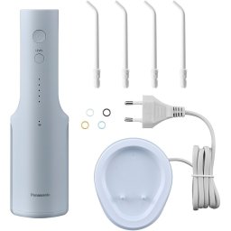 Irigator bucal Panasonic EW-DJ27-V303, 5 viteze, 4 capete, 200 ml, Mov