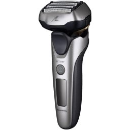 Aparat de ras Panasonic ES-LV69-S803, 5 lame, "Japanese Blade Technology", Trimmer, Senzor pentru barba, 50min autonomie Li-Ion, Wet & Dry, Cap Flexibil 16D, Negru