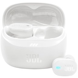 Casti In-Ear JBL Tune Buds 2, JBLTBUDS2WHT, True Wireless, Bluetooth, ANC, Autonomie 48 ore, IP54, Multi-point, Alb