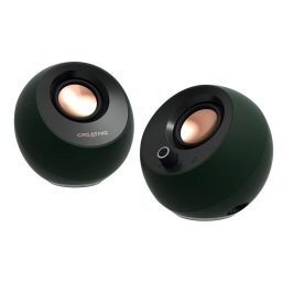 Boxe Creative Pebble Pro, 2.0, 10W, Bluetooth, RGB, Negru