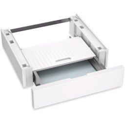 Kit suprapunere Miele WTV 611 cu sertar integrat, compatibil cu masinile Nova Edition si W1 + uscatoarele Nova Edition, Alb