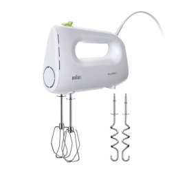 Mixer de mana Braun MultiMix 1 HM,HM1110WH, 1110 Wh, 450 W, 4 trepte viteza, Alb