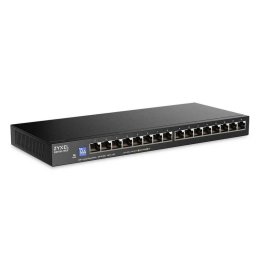 Switch ZYXEL GS1100-16ES-EU0101F, 16 porturi Gb RJ45, Black