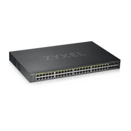 Switch PoE ZYXEL, 48 porturi, 100/1000Mbps, 375W, Black