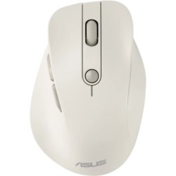 Mouse Optic ASUS MD105, USB Wireless/Bluetooth, Milky White