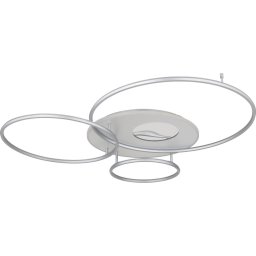 Globo 48466-70ASH-LED Plafonieră LED INVERTINA 70W/230V, Wi-Fi Tuya, crom, cu telecomandă