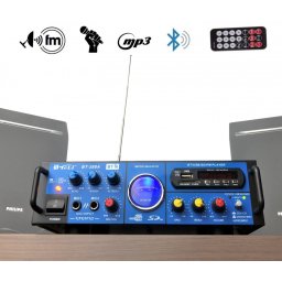 Amplificator audio profesional cu Bluetooth BT-288A putere 80W