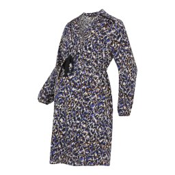 Attesa Rochie tip bluză 'MADISON' ecru / albastru / albastru închis / maro