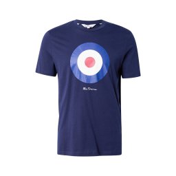Ben Sherman Tricou 'Signature Target' albastru / bleumarin / roșu / alb