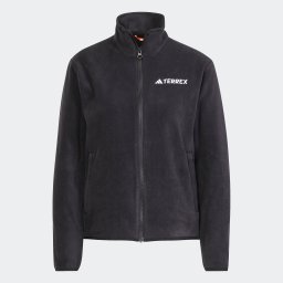 ADIDAS TERREX Jachetă fleece funcțională 'Essentials' negru / alb