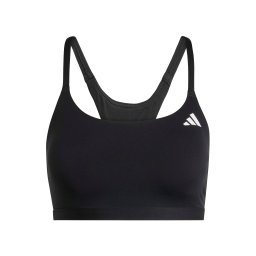 ADIDAS PERFORMANCE Sutien sport 'Opt Ess' negru / alb