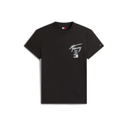 Tommy Jeans Tricou 'CITY' albastru pastel / negru