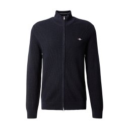 GANT Geacă tricotată negru