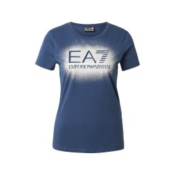 EA7 Emporio Armani Tricou albastru / alb