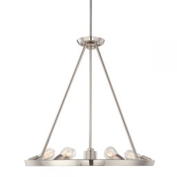 Candelabru THEATER ROW, argintiu, H:183.7cm, 7 becuri, QZ-THEATER-ROW6IS