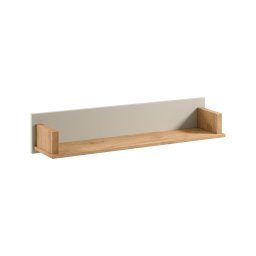 Raft MENTA 110x20x21 cm stejar wotan/gri