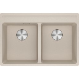 114.0661.679 Chiuveta bucatarie Franke Maris MRG 620-35-35 TL cu doua cuve, 760x510mm, fragranite, Sahara