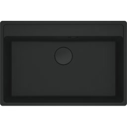 114.0661.666 Chiuveta bucatarie Franke Maris MRG 610-72 TL, 760x510mm, fragranite, Matte Black